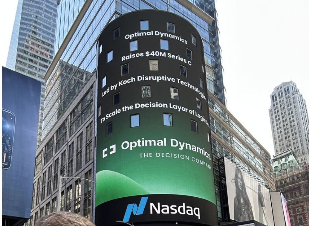 Optimal Dynamics Raises $40M Series C to Scale the Decision Layer of Logistics